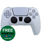 Силіконовий чохол для джойстика PS5 Dualsense білий