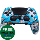 Силіконовий чохол для геймпада PS5 Dualsense Edge графіті Just ride dirty