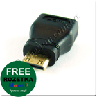 Перехідник HDMI мама міні-HDMI тато