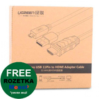 MHL 2.0 HDMI HDTV адаптер Micro USB (11 Pin) - micro USB to HDMI (Ugreen) (Original)