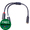 Кабель аудіо 2 RCA (тато) jack 3.5mm (мама) Оригінал (Ugreen)
