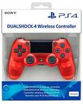 Джойстик PS4 V2 Dualshock 4 Controller Red Crystal (Оригінал)