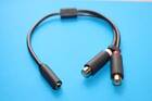 Кабель аудіо 2 RCA (мама)-jack 3.5mm (мама) Оригінал (Ugreen)