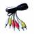 Кабель тюльпани 3RCA to 3RCA 1.8m (Atcom)