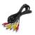 Кабель тюльпани 3RCA to 3RCA 3.0m (Atcom)