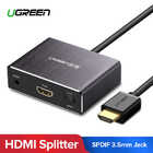 Спліттер екстрактор аудіо сигналу HDMI to HDMI Audio Optical SPDIF + R/L Audio 2CH/5.1CH PS4, PS3, Xbox360.