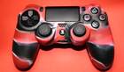 PS4 силіконовий чохол для джойстика (Камуфляж)(Red-black)