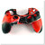 PS4 силіконовий чохол для джойстика (Камуфляж)(Red-black)