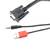 Перехідник VGA у HDMI + аудіо вихід (Premium)