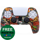 Силіконовий чохол для джойстика PS5 Dualsense графіті Tag Life