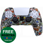 Силіконовий чохол для джойстика PS5 Dualsense графіті HS-PS5315H