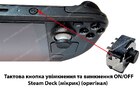 Тактова кнопка увімкнення та вимкнення ON/OFF Steam Deck (мікрик) (оригінал)