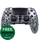 Силіконовий чохол для геймпада PS5 Dualsense Edge (принт пейслі)