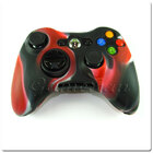 Xbox 360 силіконовий чохол для джойстика (камуфляж)(Red-black)