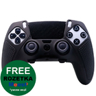 Силіконовий чохол для геймпада PS5 Dualsense Edge (чорний)
