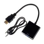 Кабель-перехідник HDMI TO VGA + аудіо вихід