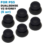 Стіки грибки для Dualsens геймпаду PS5 V2 Dark Grey (комплект 6 шт)