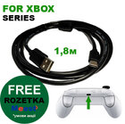 Кабель USB Type-C для заряджання / синхронізації джойстика Xbox Series чорний (1,8 м)